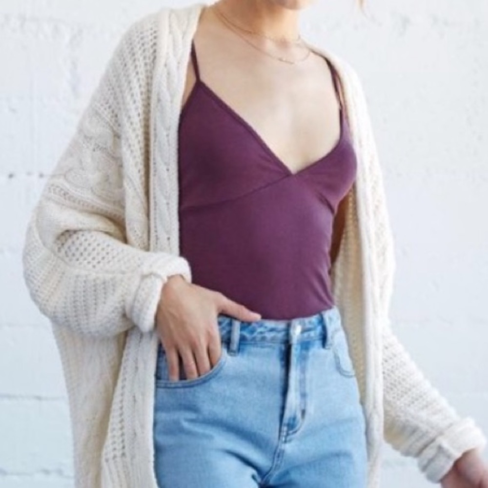 Pacsun Me To We Purple Crop Top Tank - Picture 2 of 6